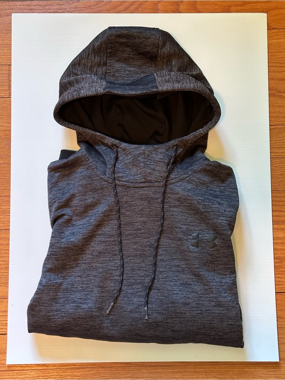 Under Armour Men's Heather Charcoal Hooded Pullover